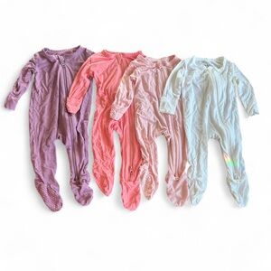 SOLD please do not buy - Sleepers Lot of 4 Bamboo Blend Newborn 0-3 Months